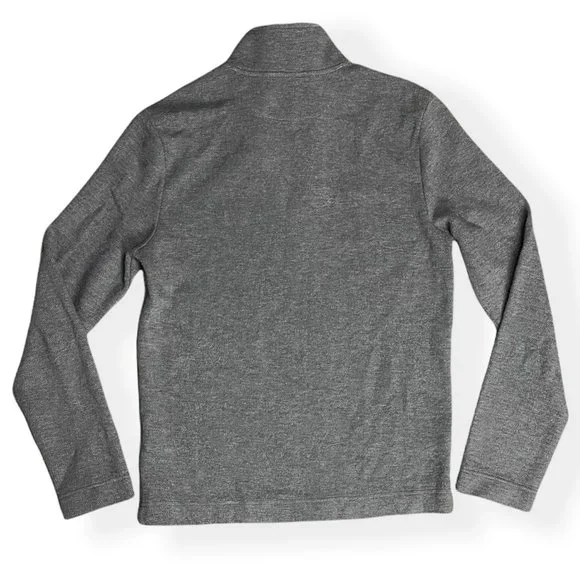 Men’s Gray Banana Republic Grey 1/4 Zip Wool Blend Sweater Small - Picture 2 of 5